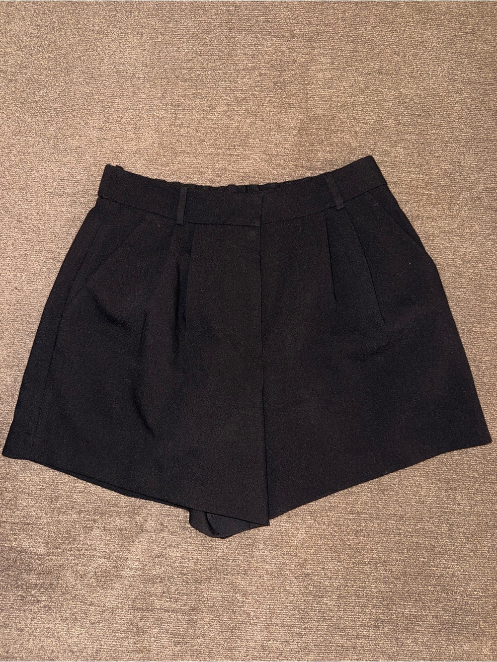Abercrombie Black High-Waist Tailored Sloane Women’s Shorts